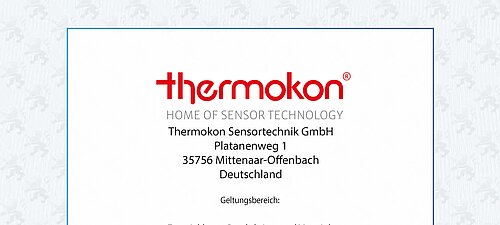Zertifikat DIN EN ISO 9001:2015
